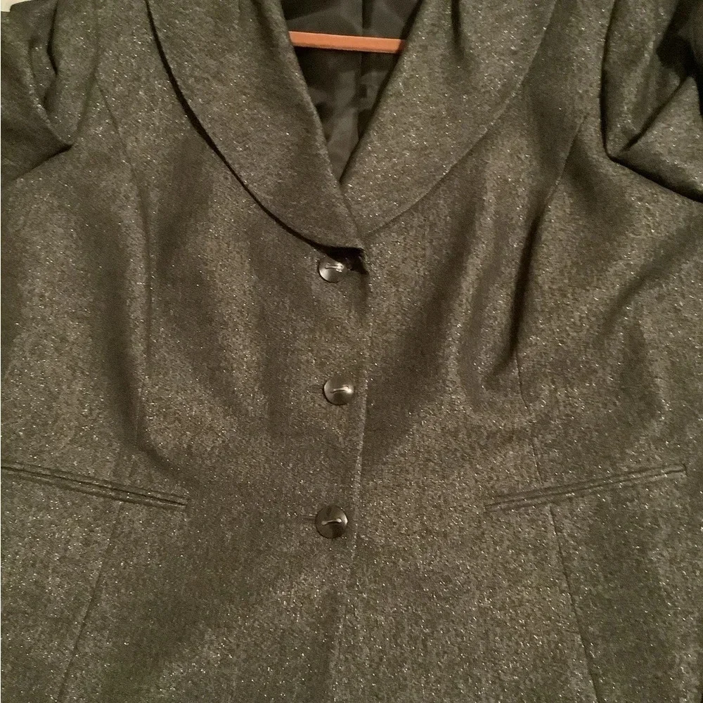ALEX MARIE~VINTAGE GREY BLAZER~ NICE~SIZE 22 - Picture 4 of 4